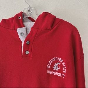 Vintage 80’s Jerzees Washington State University sweatshirt with‎ hood L/XL